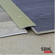 ПО-38 порог алюминиевый  с декоративными насечками шириной 38мм